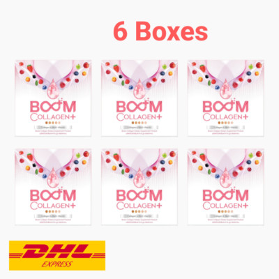 6x Boom Collagen Plus Tri-Di Peptide Multi-Vitamin Anti-Aging Healthy Skin