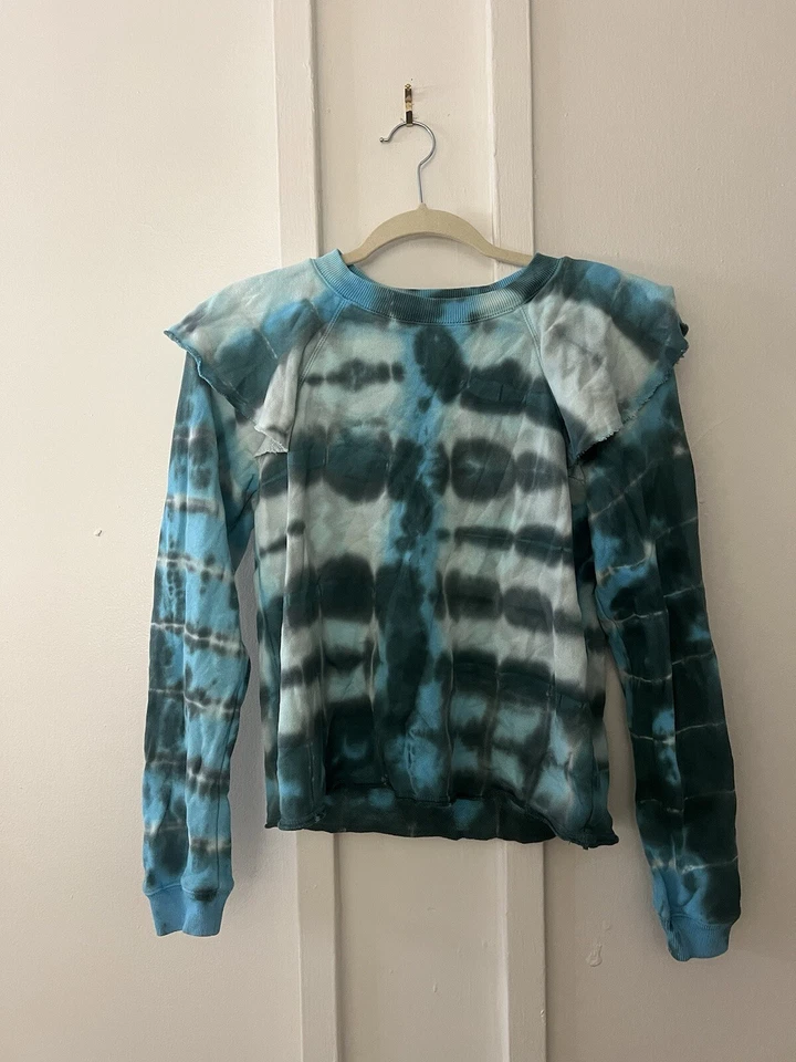 Something Navy Tie Dye Sweatshirt And Sweatpants Set - Image 2 of 4