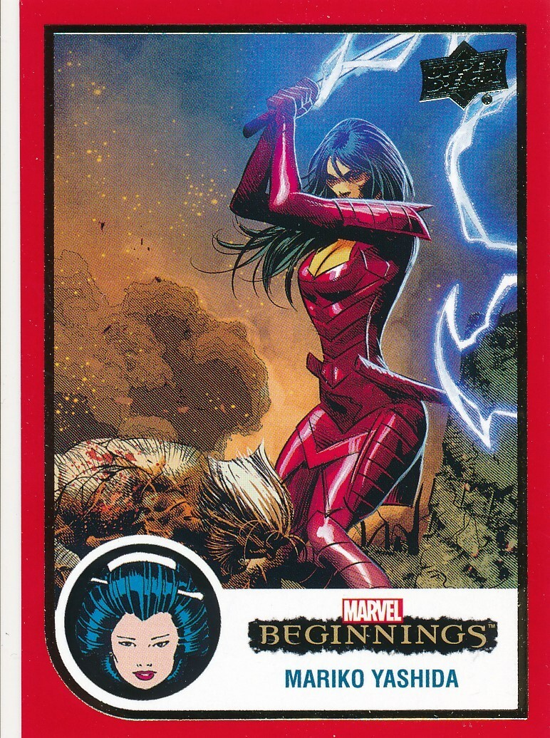 85 MARIKO YASHIDA 2022(2023) Upper Deck Marvel Beginnings RED