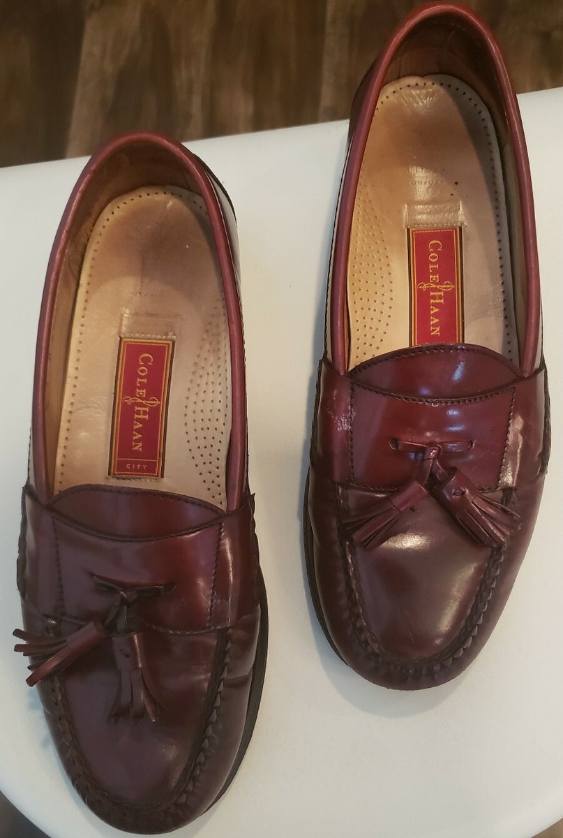 COLE HAAN Tassel Dress Loafers Moc Toe Shoes Style # 3507  display picture 1