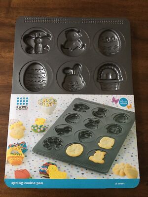 Sweet Creations Easter Spring Nonstick Makes 12 Cookie Pan