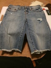 True religion kids jean cut off shorts