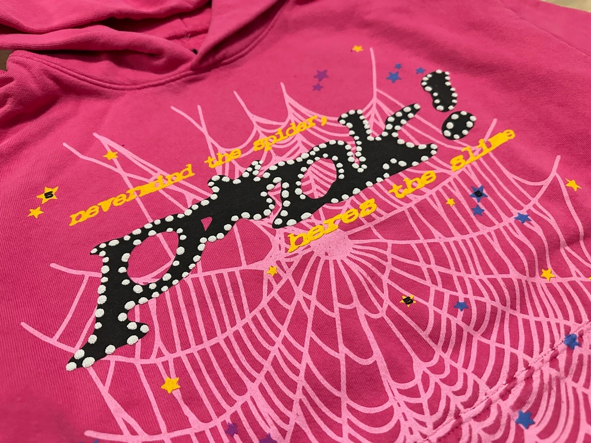 NEW Spider Worldwide × Young Thug Sp5der Pink Hoodie 100% AUTHENTIC | eBay