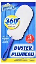 Scrub Buddies(TM) Static Dusters 360 Includes 2 dusters and 1 handle USA SELLE