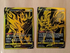 2-2020 POKEMON-ZACIAN V+ZAMAZENTA V-BLACK STAR PROMO GOLD ULTRA PREMIUM-2