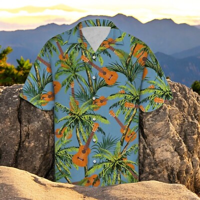 Ukulele Lovers Hawaiian Shirt Summer Button Up