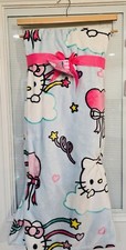 HELLO KITTY Cloud Ribbon Heart Throw Blanket 60x70 New VIRAL