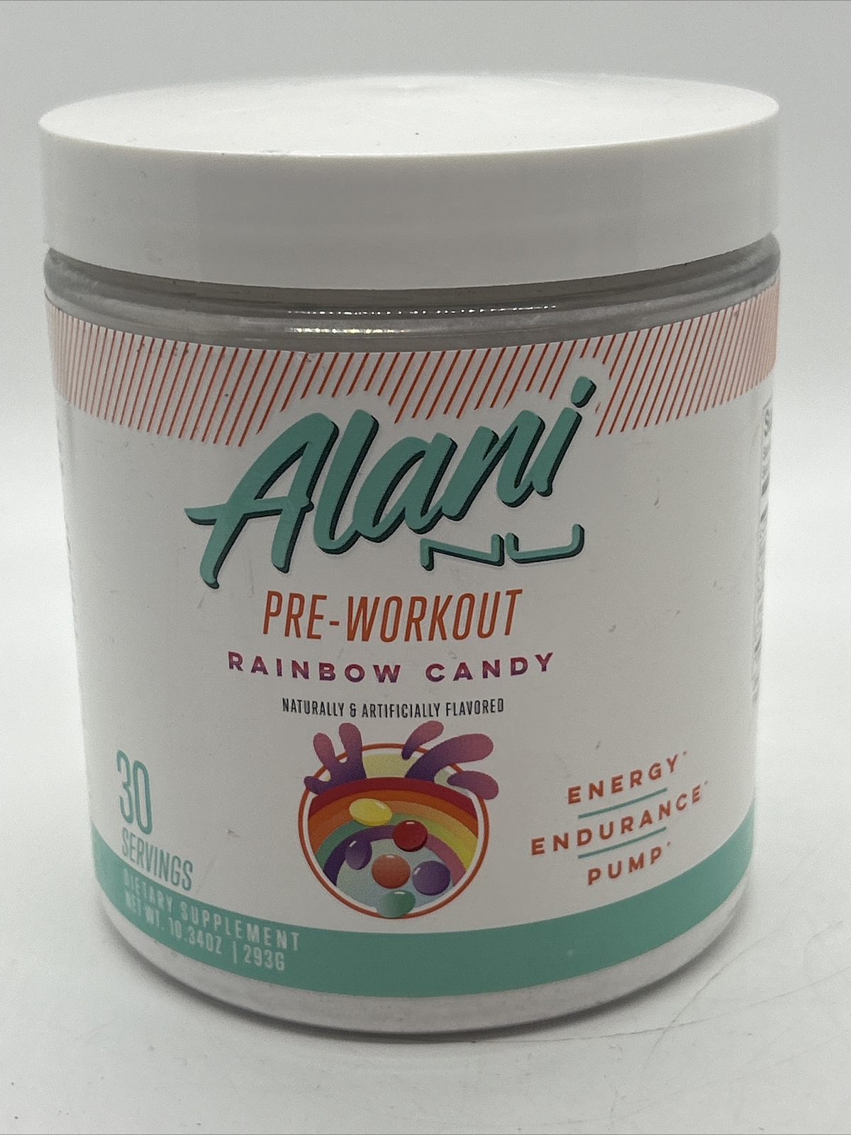 Alani NU Preworkout 30 Servings Rainbow Candy Preworkout for sale