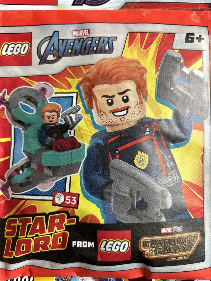 Lego Marvel Avengers Magazine Issue 22 With Starlord Minifigure & Flying Machine - Image 2 of 2