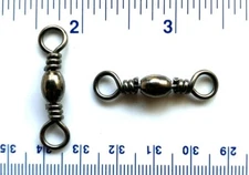 1000 GT Top Quality Black Barrel Fishing Swivels Size 2/0 (121# Test) - bulk