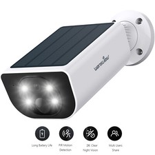 Wansview Solar Security Camera System Outdoor Battery Powered Audio AI Detection