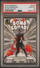 Graded 2023 Donruss Bijan Robinson #BS25 Bomb Squad RC Football Card PSA 10
