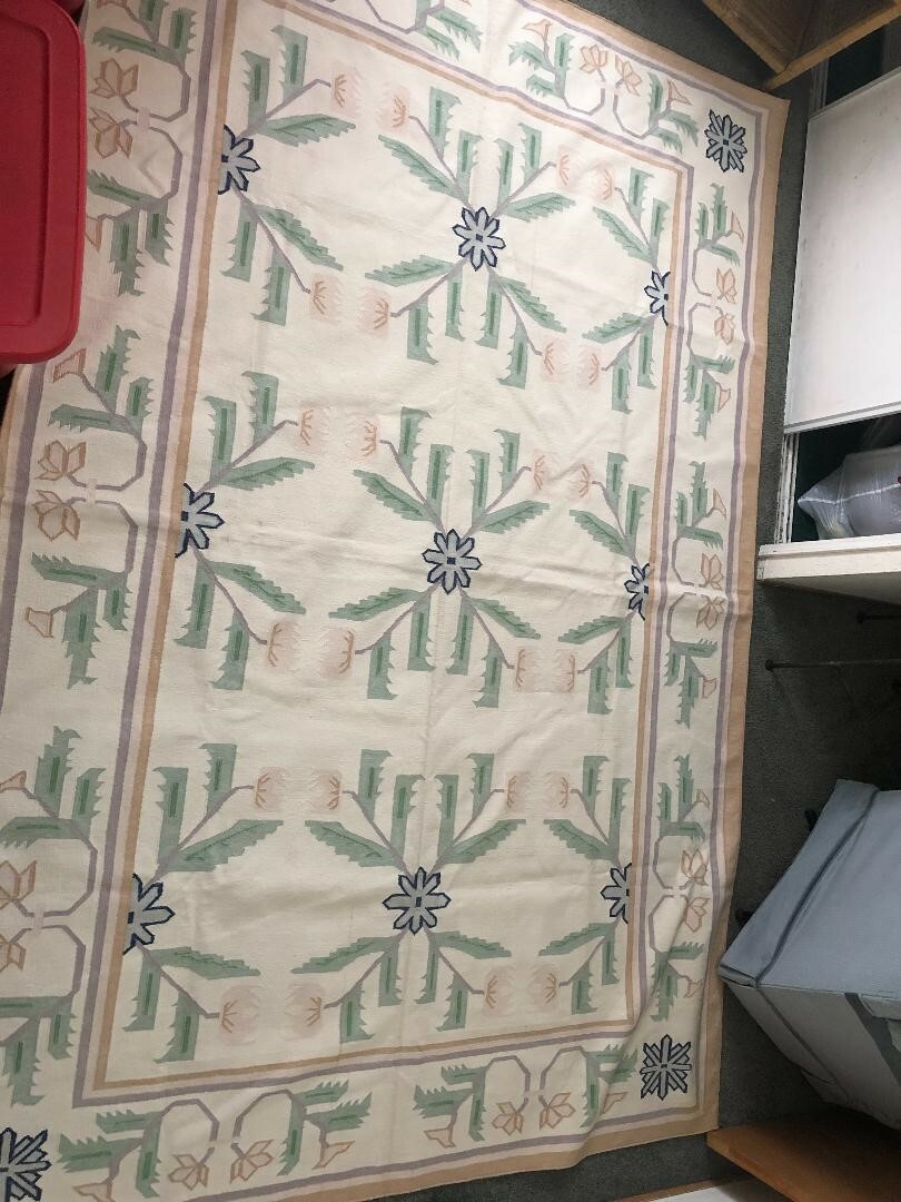 Shyam Ahuja 100% Cotton Dhurrie Rug 6'X9' | eBay