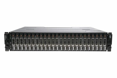 Dell PowerVault MD3220 24x 1.92TB 2.5'' SDD 2x 6Gbps SAS Controllers 2x 600W PSU