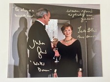ISLA BLAIR & JULIAN GLOVER In Person Signed Autograph 20x25cm Indiana Jones