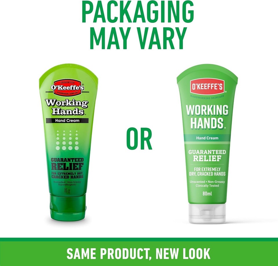 O'Keeffe's Working Hands Healthy Feet Lip Repair Dry Cracked Skin Cream ...
