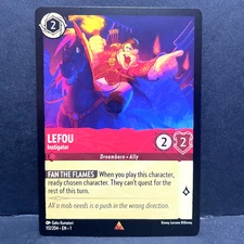 2023 DISNEY LORCANA THE FIRST CHAPTER LEFOU 112/204 RARE 