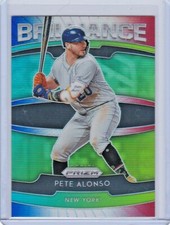 🔥2020 PANINI PRIZM #B-3 PETE ALONSO RED WHITE BLUE BRILLIANCE PRIZM NY METS