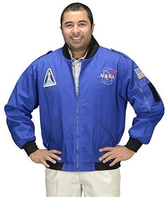 nasa jacket blue