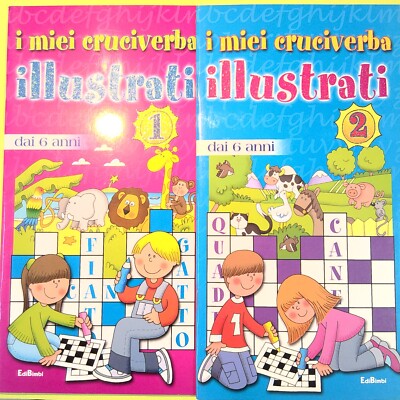 MEINE ILLUSTRIERTEN KREUZWORTRÄTSEL 1 UND 2 KINDER