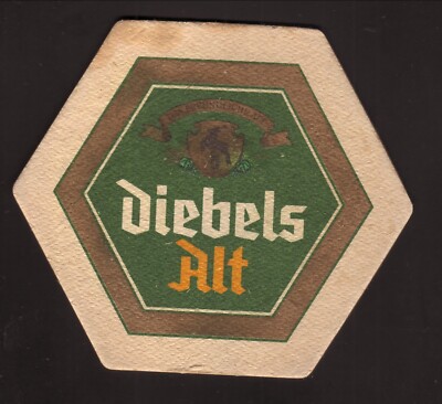 Diebels Alt Beer Coaster--Issum, Germany