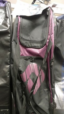 maroon bat bag