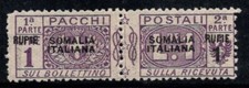 Somalie 1923 Sass. 26 Neuf * MH 60% colis postaux 1r. sur 1 l.