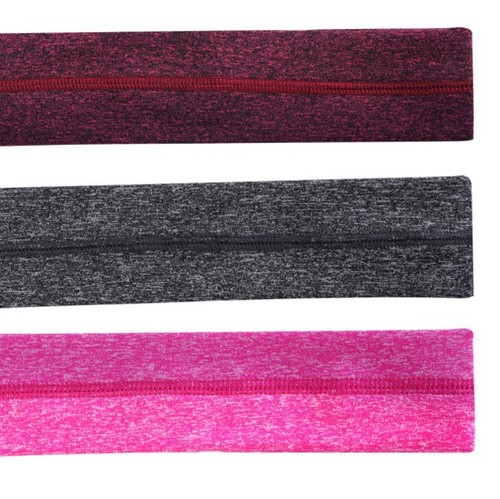 Men Women Moisture Wicking Wide Non-Slip Sport Headband Gym Workout Sweatband US - Picture 11 of 30