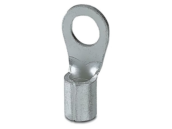 5X 3240090 Kabelschuh: Ring M6 10Mm2 Nicht Isoliert Silber 110°C Phoenix Contact-image
