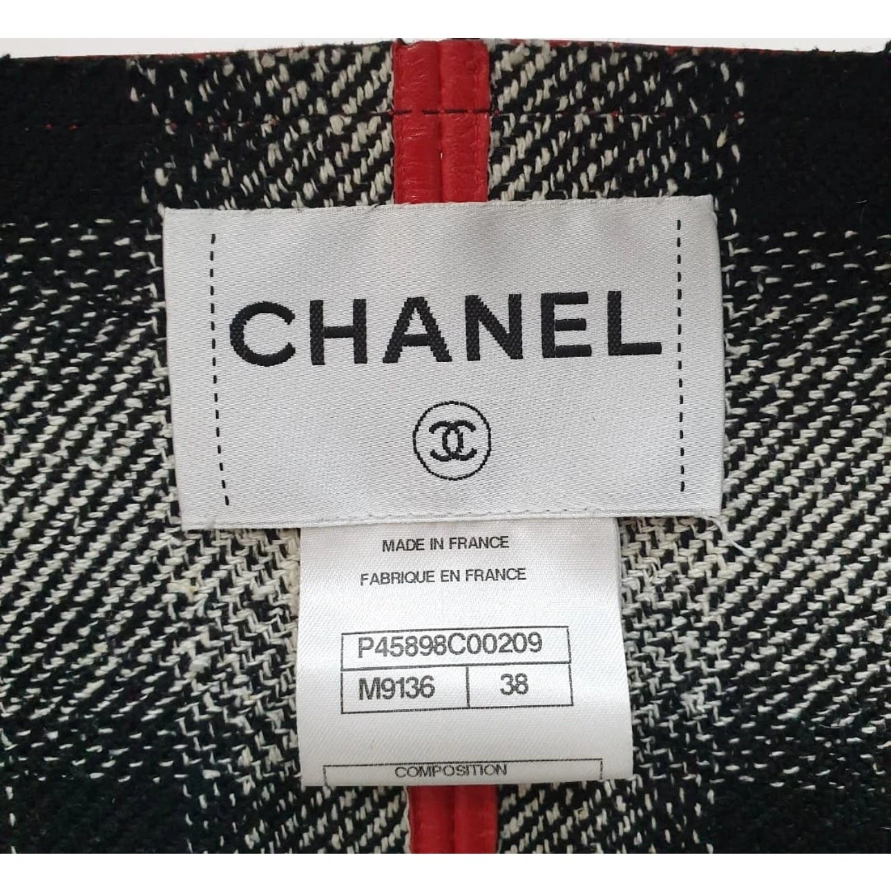 Trench cappotto pelle rosso Chanel 2013 tg.38