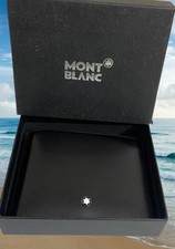 Formal Montblanc Black Leather Mens Comfortab...