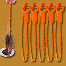 Drain Hair Cather 5 pcs 20 Inch Drain Snake Shower Drain Hair Trap Clog Remover