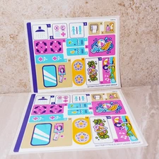 New LEGO Bathroom Toilet Paper Sticker Set stickers Unisex Restroom Mermaid Lot