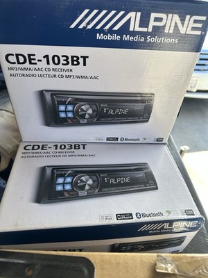 Alpine CD|USB|AUX|AM/FM-(CDE-103BT) NEW OLD STOCK