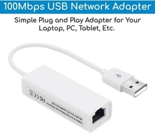 USB to Ethernet Adapter RJ45 to USB Network Adapter Windows 7 to 11 Linux Mac