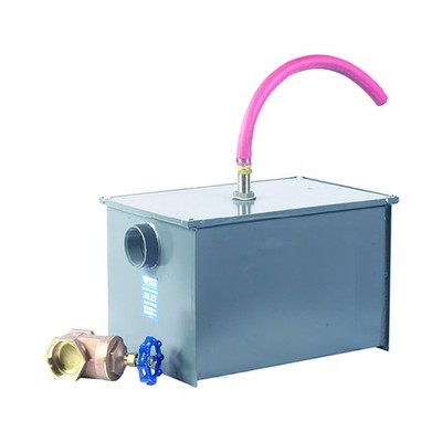 Dormont WD-10-A Watts Grease Interceptor, Semi-Automatic Draw-Off - 2'' FPT / ...