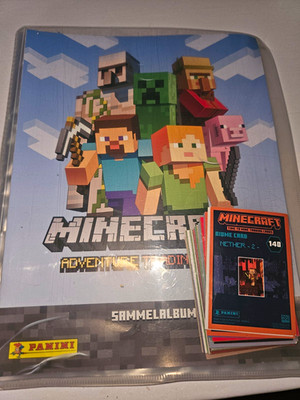 Panini Minecraft Adventure To Collect Sammelalbum Trading Inkl. Karten