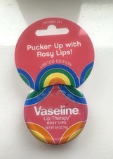 Vaseline Lip Therapy Lip Balm Rosy Lips .6oz Poptimism Limited Edition American