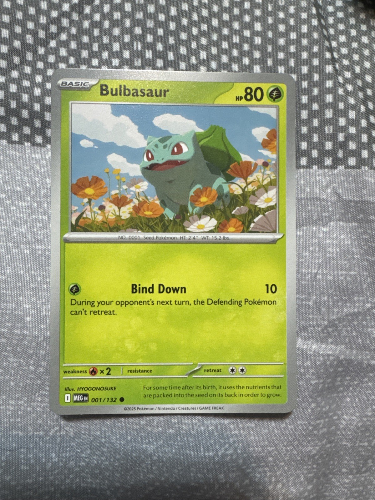 Bulbasaur - 001/132: Mega Evolution Near Mint