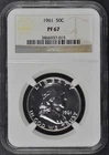 1961 Franklin Half Dollar 50C NGC PR67