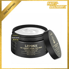 Men's Shaving Cream Sandalwood 250g for Coarse Beard Moisturizes Skin and