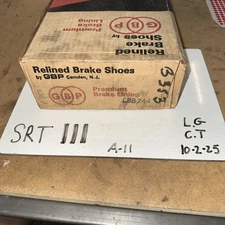 Guaranteed Brake Parts Premium Relined Brake Shoe Set B353  New Old Stock