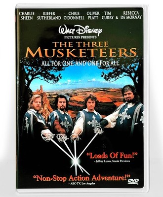 Walt Disney's: The Three Musketeers (DVD, 1993, Widescreen) Like New !