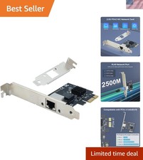2.5Gb PCIe Network Card with Realtek Controller - Upgrade Your Connection