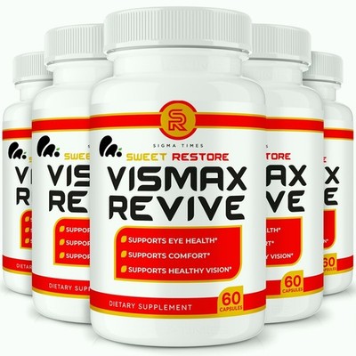 Vismax Revive, Advanced Eye Supplement for Clear and Healthy Eyes - 5 Pack