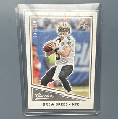 Panini 2017 Classics Drew Brees Saints #89 Red Back Serial #/299 NFL HOF