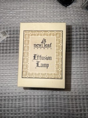 New Leaf Aromas Effusion Oil Lamp NIB Subtle Fragrance