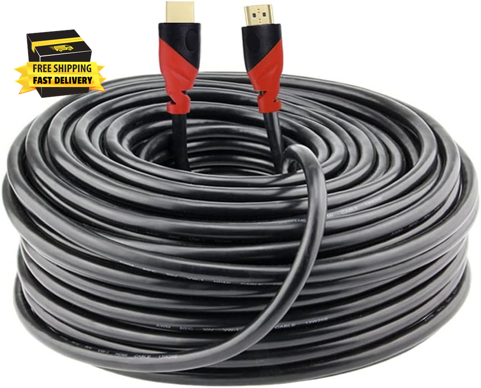 150ft High-Speed HDMI Cable with Signal Booster for 3D & Audio Return-image