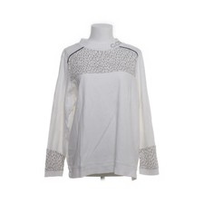 S'questo, Langarmshirt, Größe: 44, 6210-502843, Weiß/Grau, Baumwolle, Damen #NFm