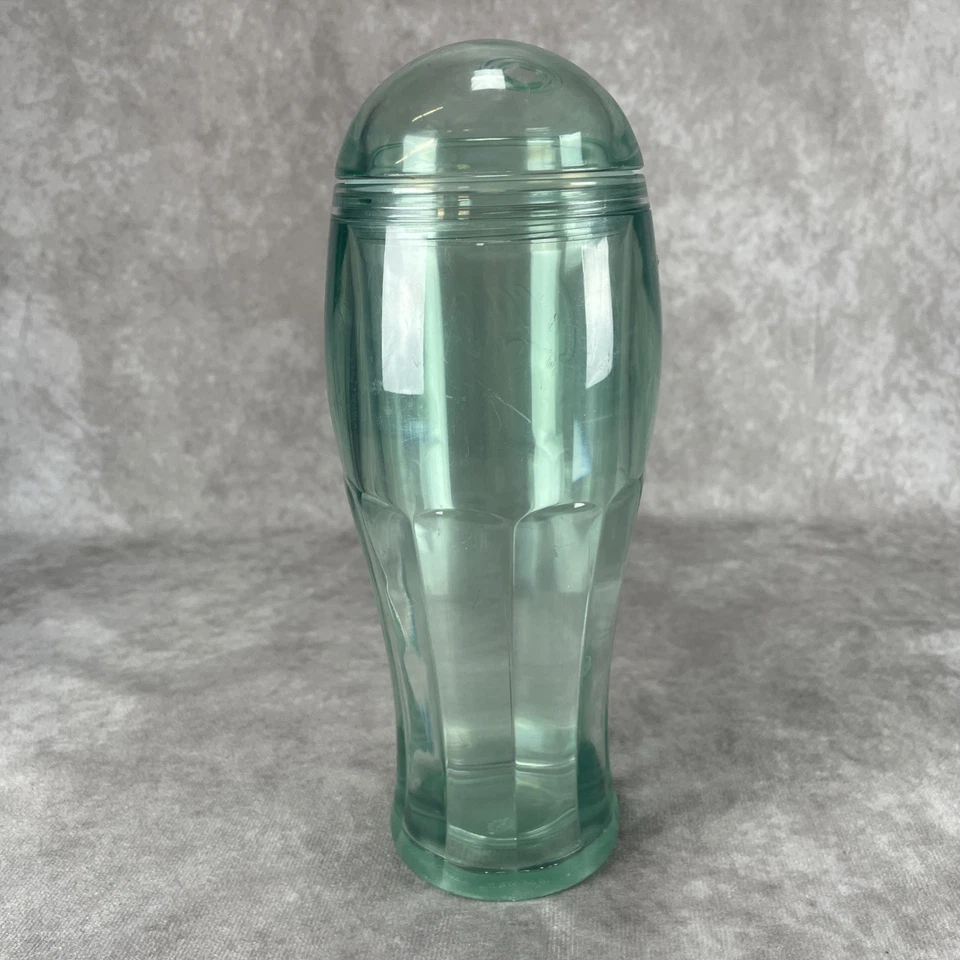 Vaso fuente Aladdin vintage 16 oz tema Coca-Cola verde Foto 3 de 4